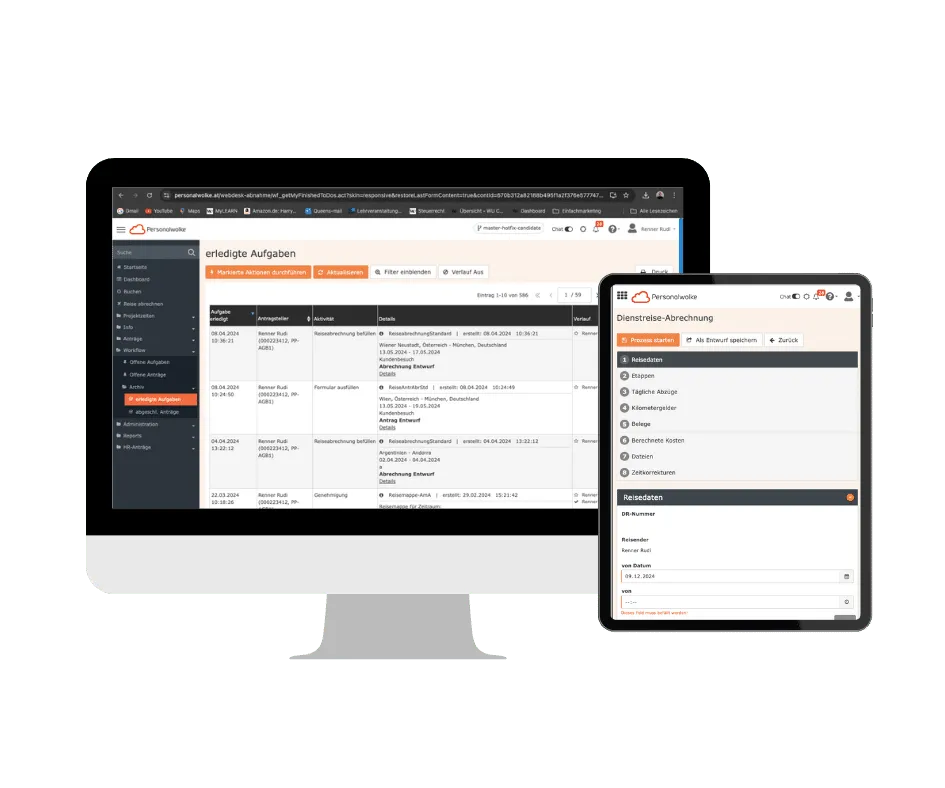 Reisekostenabrechnung Software für KMUs und Großunternehmen