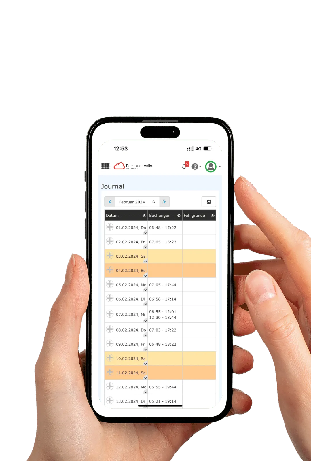 Jetzt Personalwolke 30 Tage lang kostenlos testen